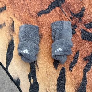 Gray adidas socks